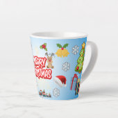 Frohe Weihnachten Geschenk Milchtasse (Rechte Ecke)