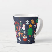 Frohe Weihnachten Geschenk Milchtasse (Rechte Ecke)
