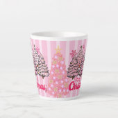 Frohe Weihnachten Geschenk Milchtasse (Vorderseite)