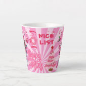 Frohe Weihnachten Geschenk Milchtasse (Vorderseite)
