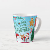 Frohe Weihnachten Geschenk Milchtasse (Rechte Ecke)