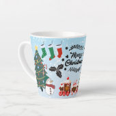 Frohe Weihnachten Geschenk Milchtasse (Linke Ecke)