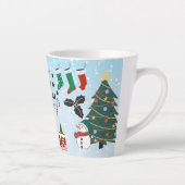 Frohe Weihnachten Geschenk Milchtasse (Rechts)