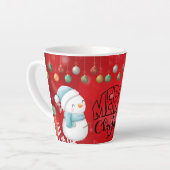 Frohe Weihnachten Geschenk Milchtasse (Linke Ecke)