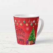 Frohe Weihnachten Geschenk Milchtasse (Rechte Ecke)