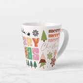 Frohe Weihnachten Geschenk Milchtasse (Rechte Ecke)