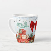 Frohe Weihnachten Geschenk Milchtasse (Linke Ecke)