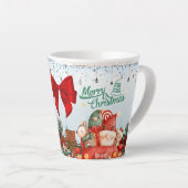 Frohe Weihnachten Geschenk Milchtasse (Rechte Ecke)