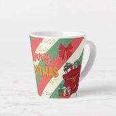 Frohe Weihnachten Geschenk Milchtasse (Rechte Ecke)