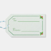 Frohe Weihnachten Geschenkanhänger (Rückseite Horizontal)