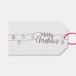 Frohe Weihnachten Geschenkanhänger