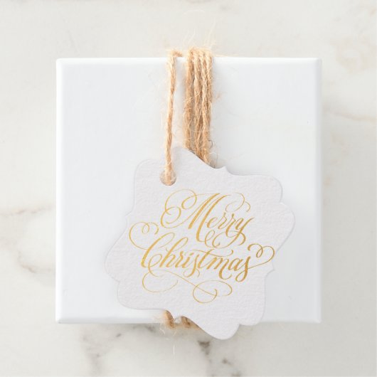 Frohe Weihnachten Geschenkanhänger (Mit Box)