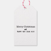 Frohe Weihnachten! Geschenkanhänger (Rückseite)