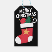 Frohe Weihnachten Geschenkanhänger (Vorderseite)