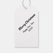 Frohe Weihnachten! Geschenkanhänger (Rückseite)