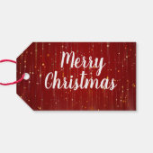 Frohe Weihnachten Geschenkanhänger (Rückseite Horizontal)