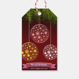 Frohe Weihnachten Geschenkanhänger