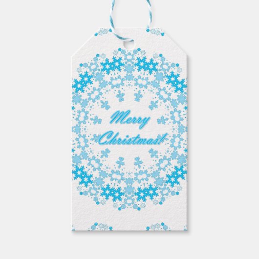 frohe Weihnachten Geschenkanhänger (Vorderseite)