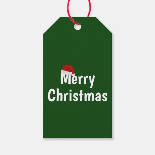 Frohe Weihnachten Geschenkanhänger (Vorderseite)