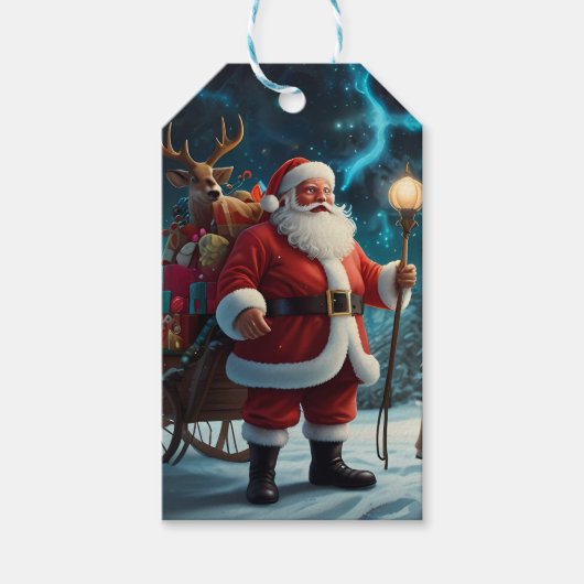 Frohe Weihnachten Geschenkanhänger (Vorderseite)