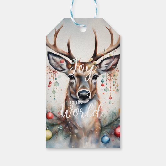 Frohe Weihnachten Geschenkanhänger (Rückseite)