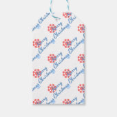 Frohe Weihnachten Geschenkanhänger (Vorderseite)