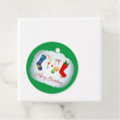 Frohe Weihnachten Geschenkanhänger (Beispiel)