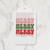 Frohe Weihnachten Geschenkanhänger (Rückseite)