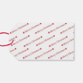 Frohe Weihnachten Geschenkanhänger (Rückseite Horizontal)