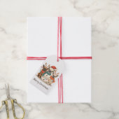 Frohe Weihnachten Geschenkanhänger (Mit Garn)
