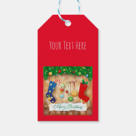 Frohe Weihnachten Geschenkanhänger