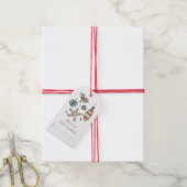 Frohe Weihnachten Geschenkanhänger (Mit Garn)