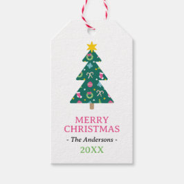 Frohe Weihnachten Geschenkanhänger