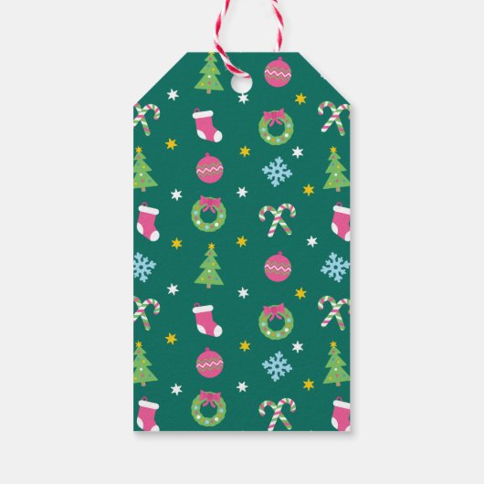 Frohe Weihnachten Geschenkanhänger (Rückseite)