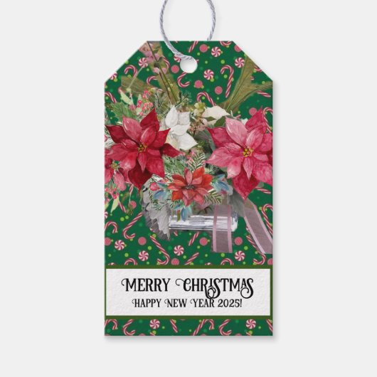 Frohe Weihnachten! Geschenkanhänger (Vorderseite)