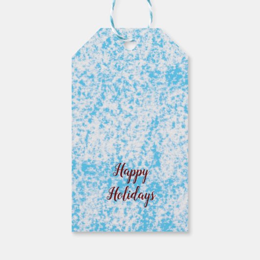 Frohe Weihnachten Geschenkanhänger (Rückseite)