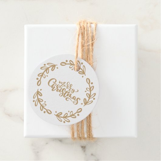 Frohe Weihnachten Geschenkanhänger (Beispiel)