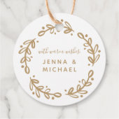 Frohe Weihnachten Geschenkanhänger (Rückseite)