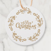 Frohe Weihnachten Geschenkanhänger (Vorderseite)