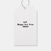 Frohe Weihnachten! Geschenkanhänger (Rückseite)