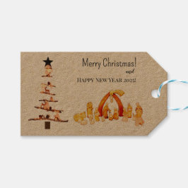 Frohe Weihnachten! Geschenkanhänger