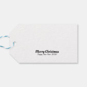 Frohe Weihnachten! Geschenkanhänger (Rückseite Horizontal)