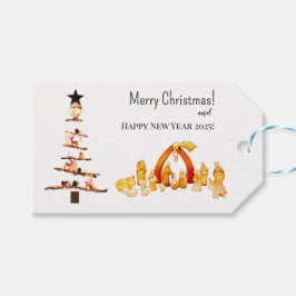 Frohe Weihnachten! Geschenkanhänger