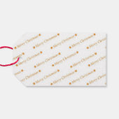 Frohe Weihnachten Geschenkanhänger (Rückseite Horizontal)