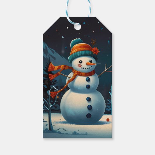 Frohe Weihnachten Geschenkanhänger (Vorderseite)