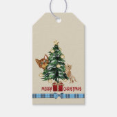 Frohe Weihnachten Geschenkanhänger (Vorderseite)