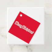 Frohe Weihnachten Geschenkanhänger (Beispiel)