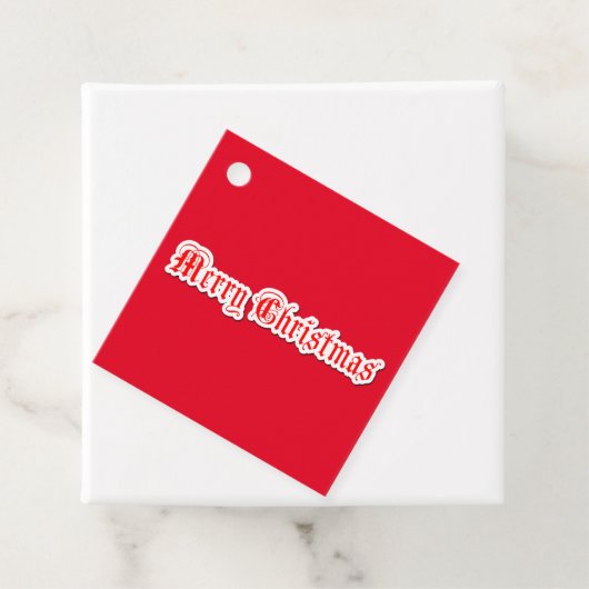 Frohe Weihnachten Geschenkanhänger (Beispiel)