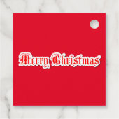 Frohe Weihnachten Geschenkanhänger (Rückseite)