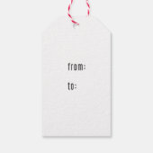 Frohe Weihnachten Geschenkanhänger (Rückseite)